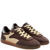 HOFF WOMENS LACE TRAINER - CHOCOLATE